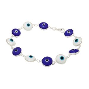 Evil Eye blue & white bracelet